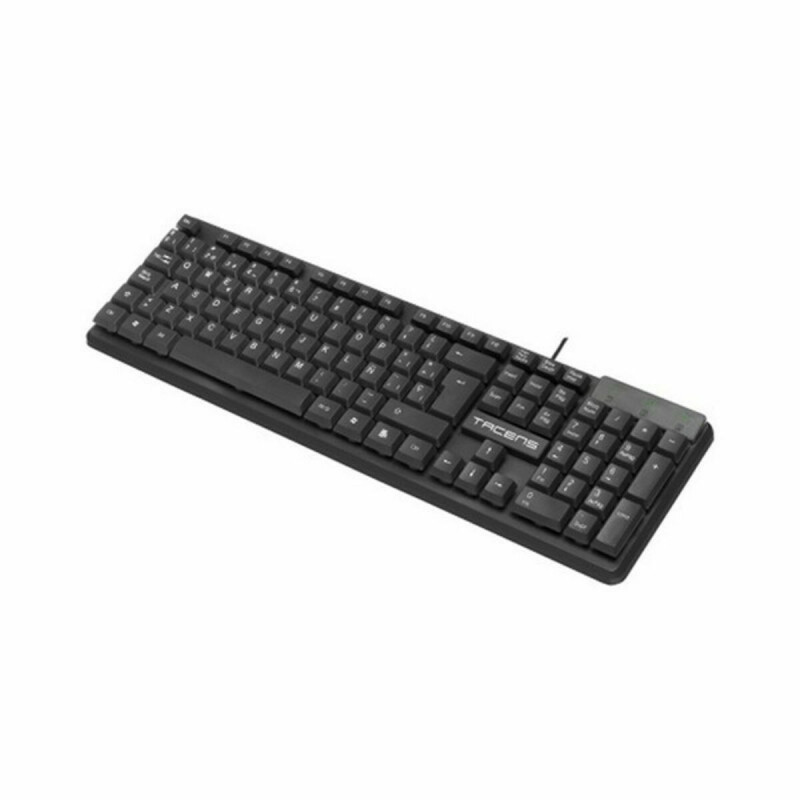 Teclado Tacens AK0ES Negro Qwerty Español QWERTY