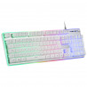 Teclado Mars Gaming MK220WES RGB Blanco