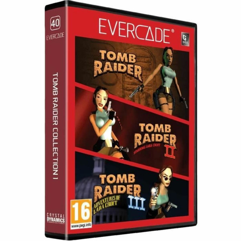 Cartucho de Datos Just For Games Evercade Tomb Raider Collection 1