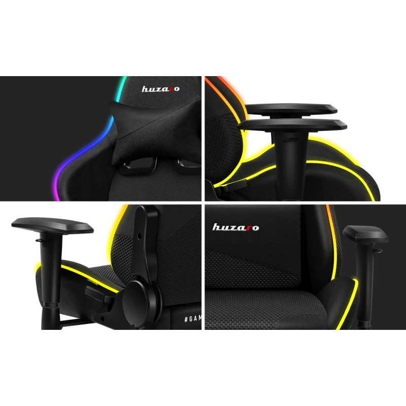 Silla Gaming Huzaro Force 6.2 RGB Blanco