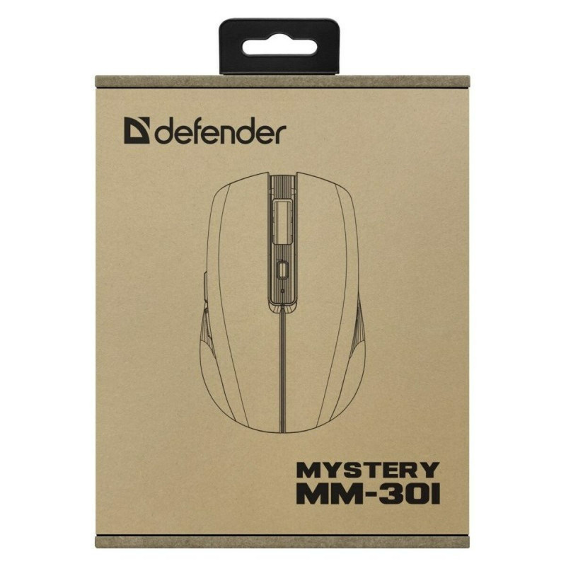 Ratón Bluetooth Inalámbrico Defender MISTERIO MM-301 Púrpura