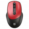 Ratón Inalámbrico Defender FEAM MM-296 RF SILENT Rojo