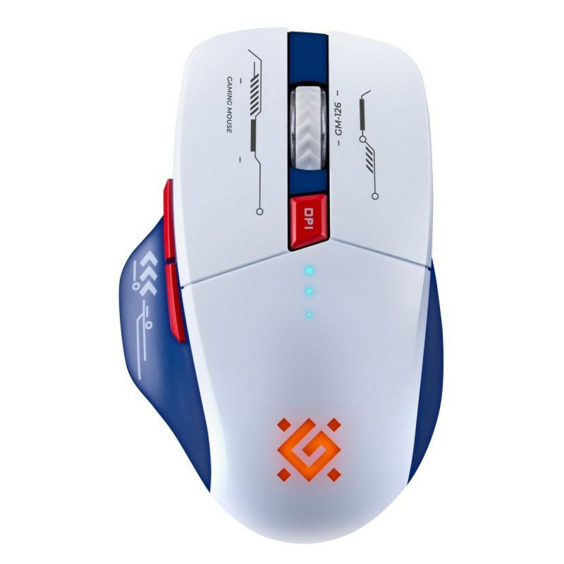 Ratón Bluetooth Inalámbrico Defender GM-126 Blanco