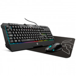 Teclado y Ratón Gaming Krom Kunai Qwerty Español
