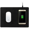 Alfombrilla con Cargador Inalámbrico Qi MiniBatt MB-PAD Negro