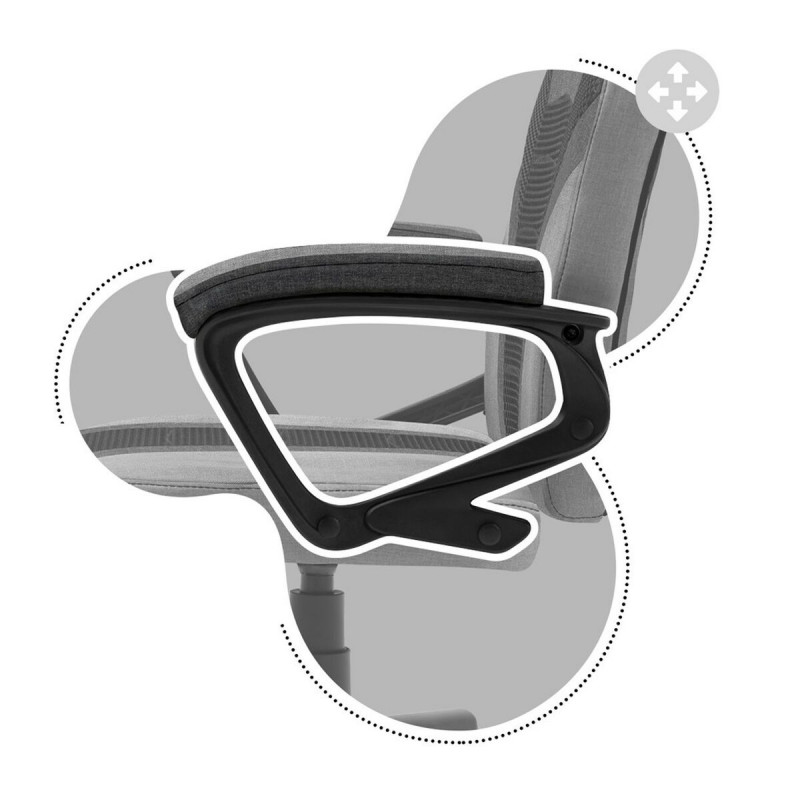 Silla Gaming Huzaro Ranger 1.0 Grey Mesh Negro/Gris