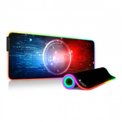 Alfombrilla Antideslizante Subblim SUBMP-02RGB12 Negro Multicolor