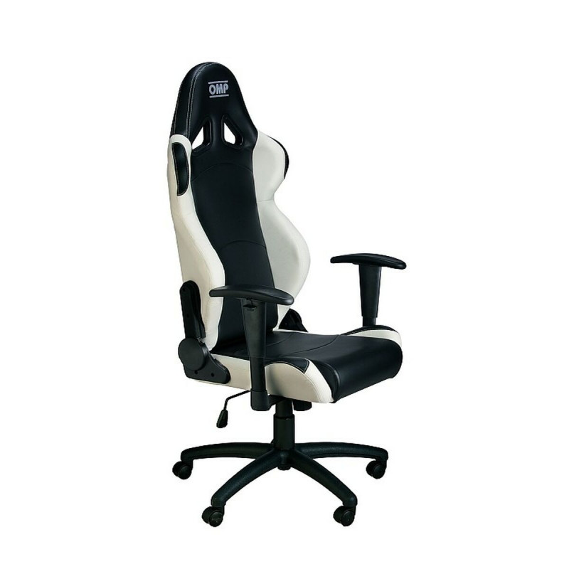 Silla Gaming OMP OMPHA/777E/NW Negro/Blanco