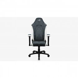 Silla Gaming Aerocool Crown AeroSuede Azul Negro Acero