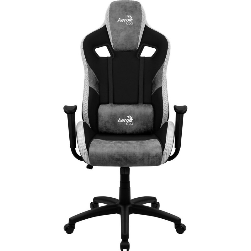 Silla Gaming Aerocool COUNT AeroSuede 180º Negro Gris