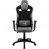 Silla Gaming Aerocool COUNT AeroSuede 180º Negro Gris