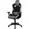 Silla Gaming Aerocool COUNT AeroSuede 180º Negro Gris