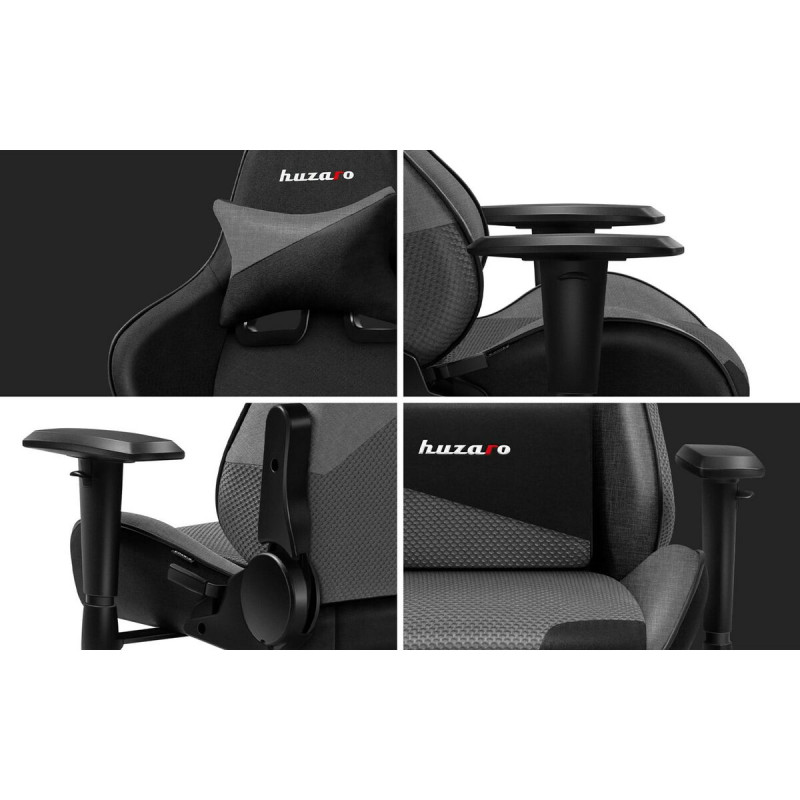 Silla Gaming Huzaro Force 6.2 Negro/Gris