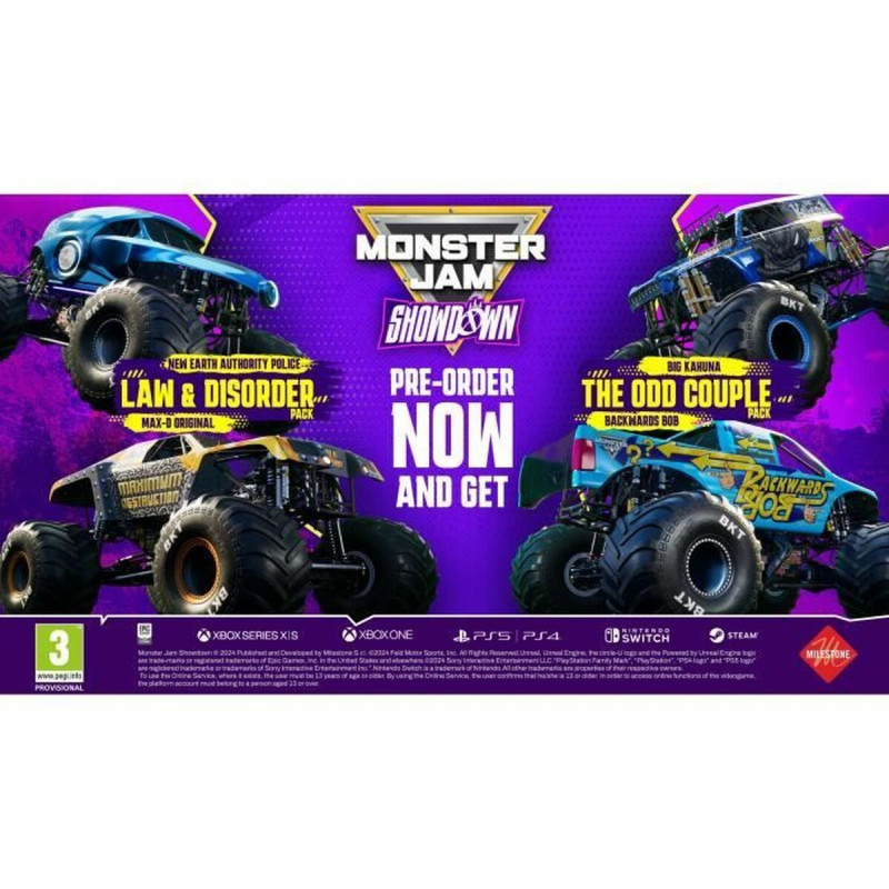 Videojuego Xbox Series X Milestone Monster Jam Showdown - Day One Edition