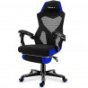 Silla Gaming Huzaro Combat 3.0 Azul Negro Negro/Azul