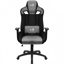 Silla Gaming Aerocool EARL AeroSuede 180º Negro Gris