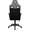 Silla Gaming Aerocool EARL AeroSuede 180º Negro Gris