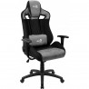 Silla Gaming Aerocool EARL AeroSuede 180º Negro Gris