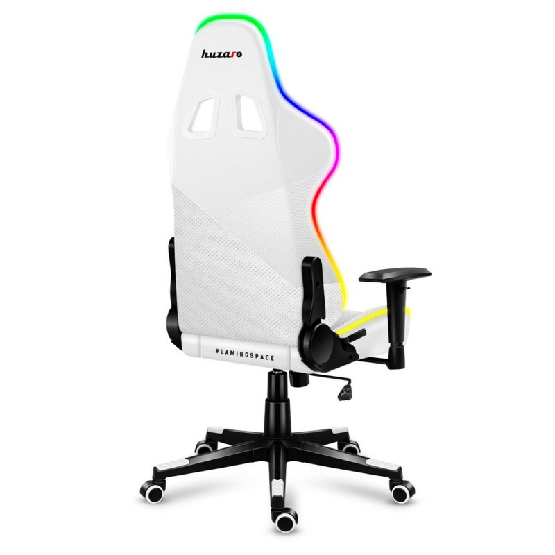 Silla Gaming Huzaro Force 6.2 RGB Blanco