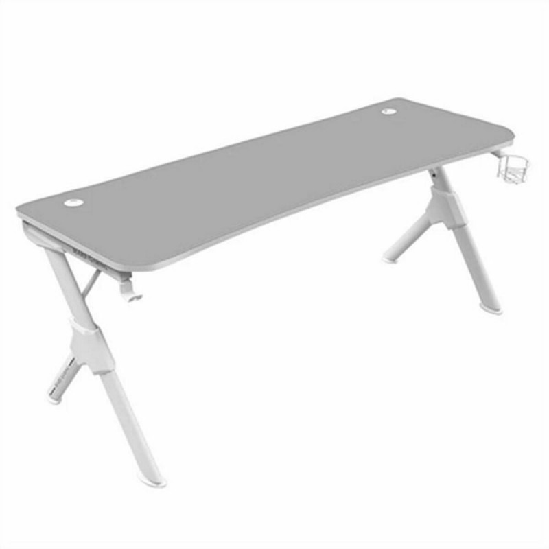 Mesa Mars Gaming MGDXLW Mesa Gaming Ergonómica Blanco Grande Blanco 160 x 60 cm Acero